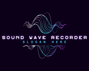 Audio Music Sound Wave logo design