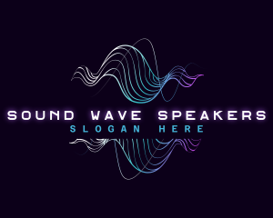 Audio Music Sound Wave logo design