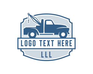 Tow Truck - Towing Truck Logistics logo design
