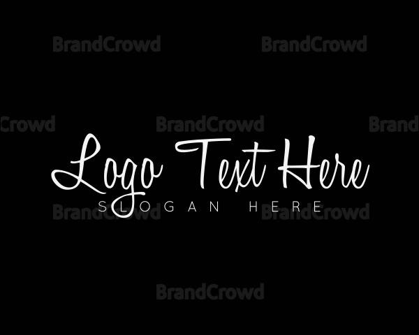 Generic Handwritten Cursive Logo