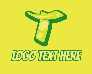 Graphic Gloss Letter T logo design