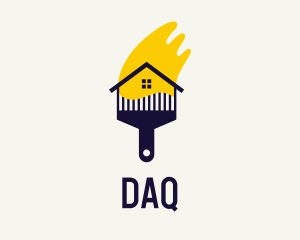 House Painting Brush Logo