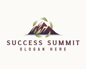 Leaf Mountain Summit logo design