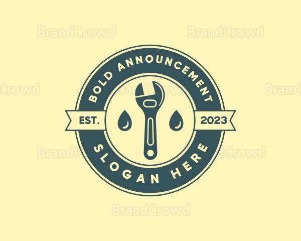 Droplet Wrench Tool Logo