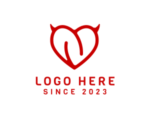 Love Heart Dating logo design