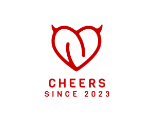 Porn Site - Love Heart Dating logo design