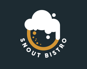 Bistro Booze Alcohol logo design