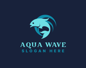 Ocean Fish Restaurant logo design