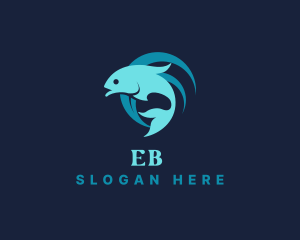 Fish - Ocean Fish Restaurant logo design