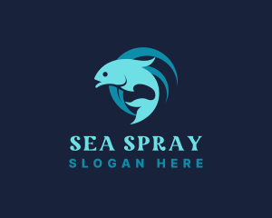 Ocean Fish Restaurant logo design