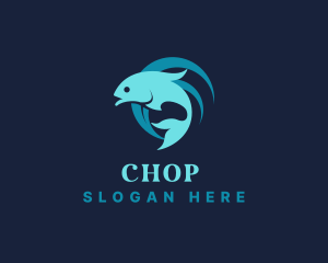 Sea Creature - Ocean Fish Restaurant logo design
