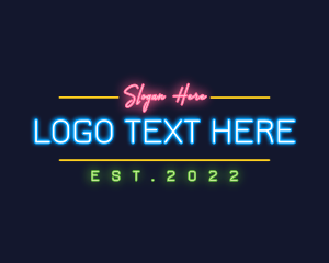 Mobile - Party Neon Bar logo design