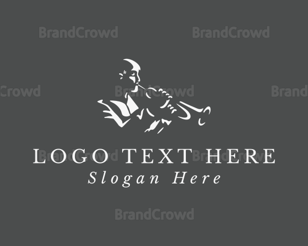 Trumpet Musician Instrument Logo