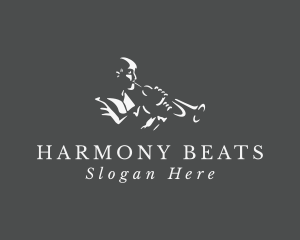 Concert - Trumpet Musician Instrument logo design