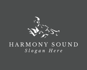 Musician - Trumpet Musician Instrument logo design