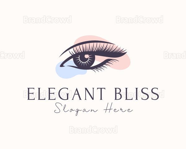 Feminine Beauty Eyelashes Logo