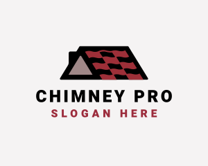 Chimney - Clay Tile Roof logo design