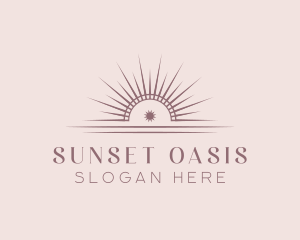 Sunray Horizon Light logo design