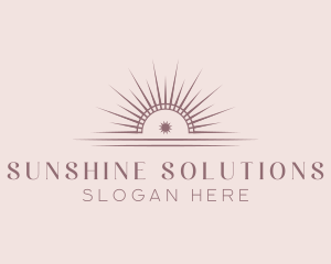 Sunray Horizon Light logo design