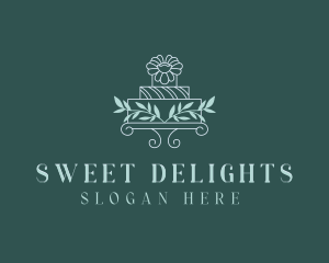 Sweet Wedding Cake  logo design