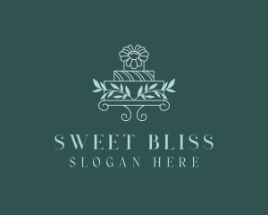 Sweet Wedding Cake  logo design