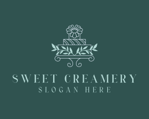 Sweet Wedding Cake  logo design