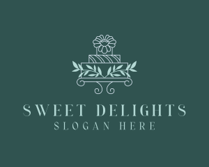 Sweet Wedding Cake  logo design