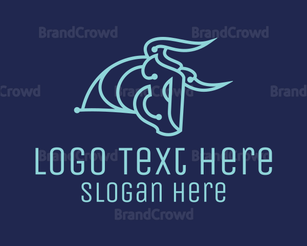 Bull Tech Circuit Logo | BrandCrowd Logo Maker