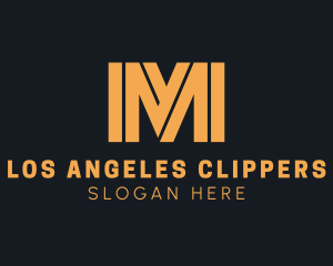 Modern Minimalist Letter M Logo