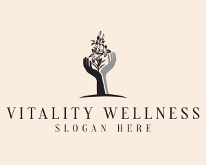 Wellness Flower Spa logo design