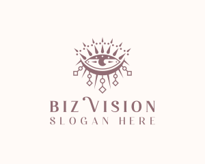 Cosmic Boho Eye logo design