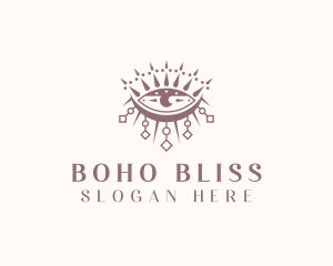 Cosmic Boho Eye logo design