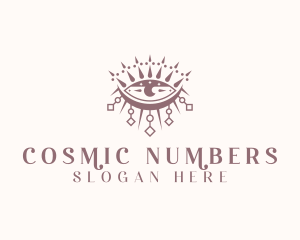 Cosmic Boho Eye logo design