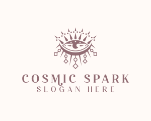 Cosmic Boho Eye logo design