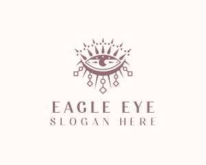 Cosmic Boho Eye logo design