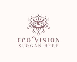 Cosmic Boho Eye logo design