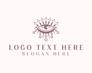 Vision - Cosmic Boho Eye logo design