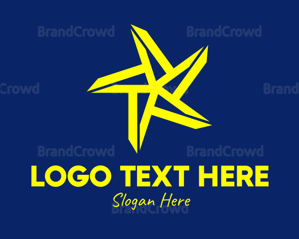 Bright Yellow Star Logo