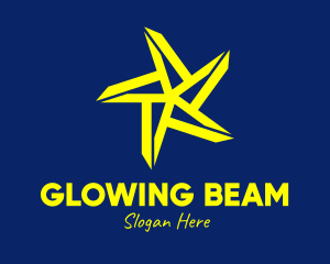 Bright Yellow Star logo design