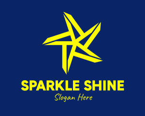 Twinkle - Bright Yellow Star logo design