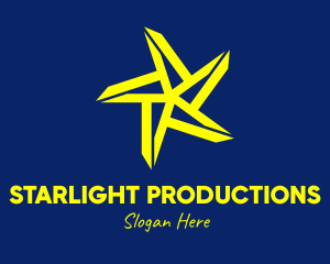 Showbiz - Bright Yellow Star logo design