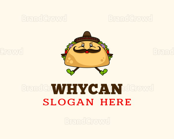 Mexican Taco Tortilla Logo