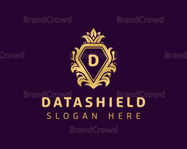 Diamond Crest Shield Logo