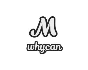 Generic Stylish Cursive Letter M Logo