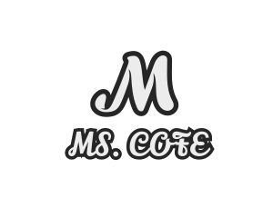 Generic Stylish Cursive Letter M logo design