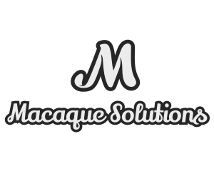 Generic Stylish Cursive Letter M logo design