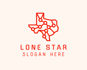 Texas - Texas Network Technology logo design