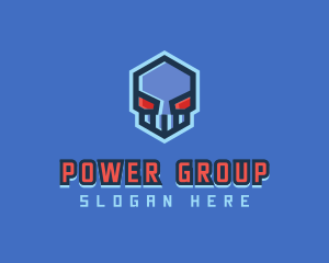 Web Developer - Esports Gamer Skull logo design