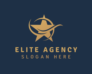 Golden Star Agency logo design