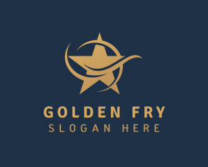 Golden Star Agency logo design